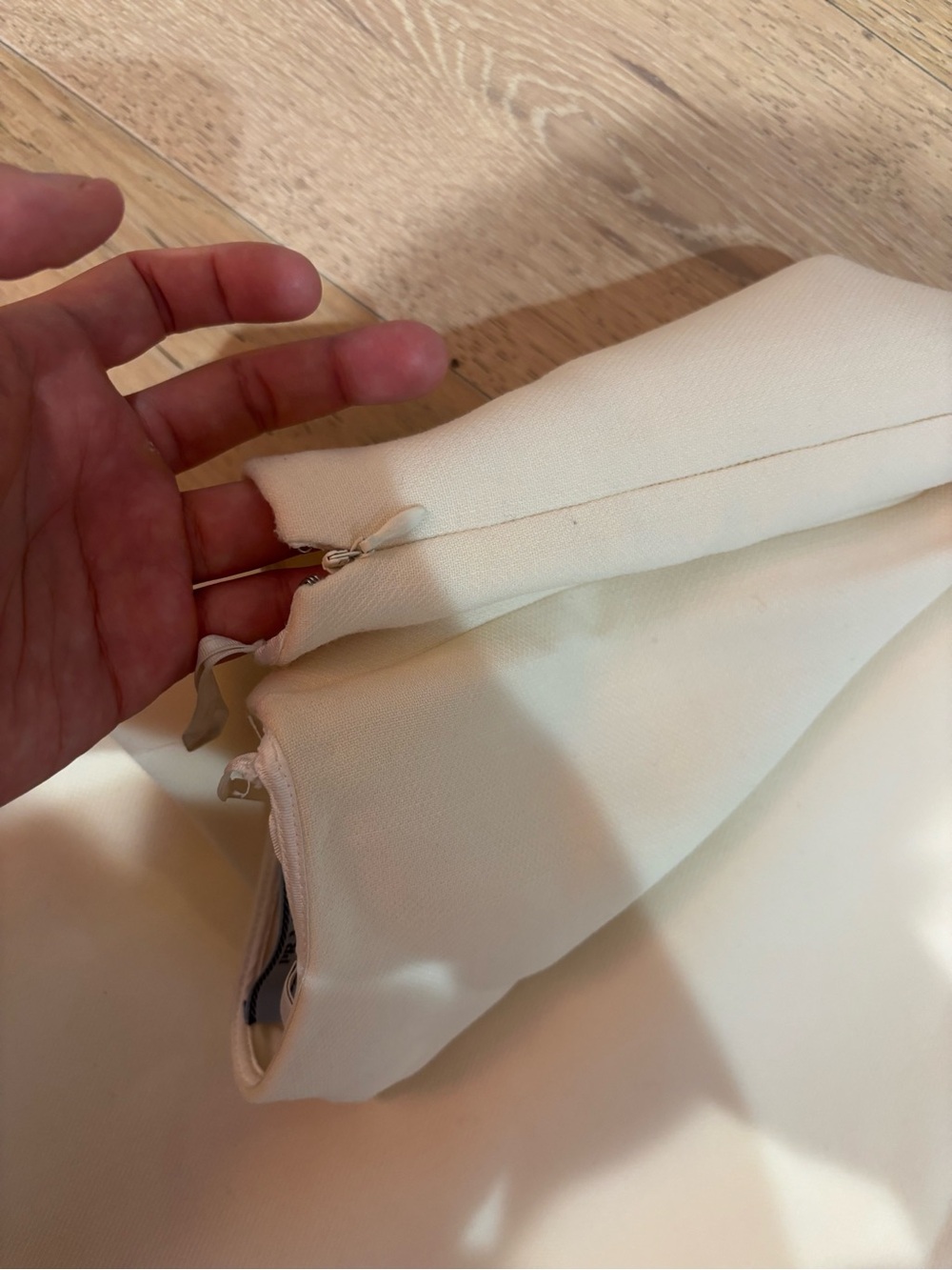 Prada Pale Cream Circle Skirt - Size 42IT - Picture 8 of 8